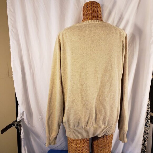 EILDON HILLS Men's Oatmeal Crew Neck Sweater - M - Picture 3 of 5